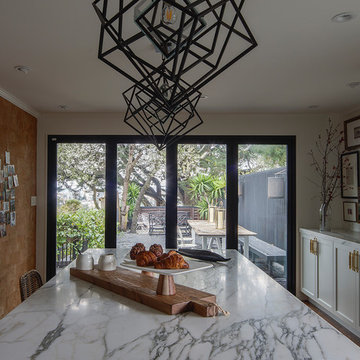 Mad Glam Kitchen and Dining Room in Piedmont, California