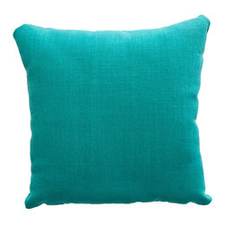 Trade Winds Caribe Aqua Accent Pillow (reverse) - Decorative Pillows