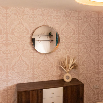Blush living room