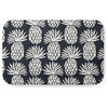 34" x 21" Pineapple Pattern Bathmat, Shark Blue