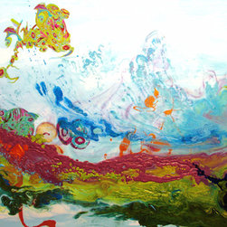 Liquid Landscape 060708 by Kimber Berry - Artwork