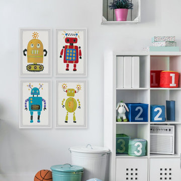 The Amazing Robots Quadriptych