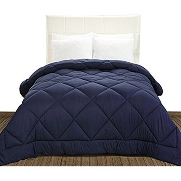 Bedding Comforter Duvet Insert -Down Alternative Comforter, Queen, Navy