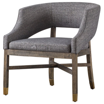 Sebastian Fabric Chair, Century Gray