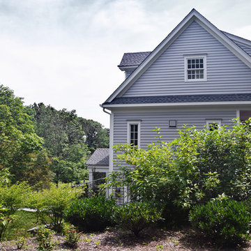 Traditional House Overlooking Water