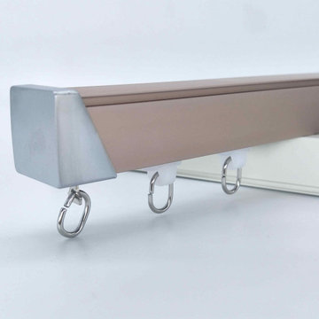 CHR30 Single/Double Curtain Tracks Ceiling/Wall Mounts For Living Room