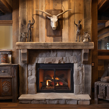 Gorgeous Fireplace Mantels with Wooden Corbels