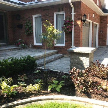Front sitting area and shade garden