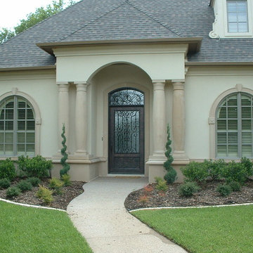 Exterior view of shutters