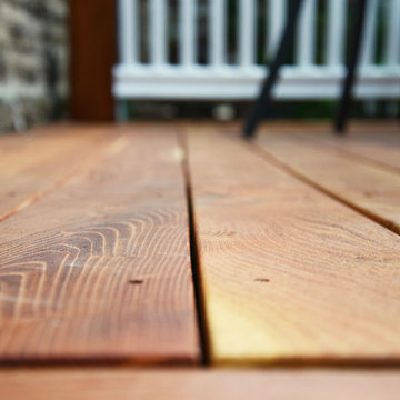 Black Locust & Redwood Deck