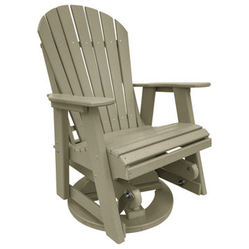 Phat Tommy Outdoor Swivel Glider Chair - Adirondack Glider Chair, Weather