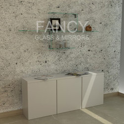 SEATTLE WALL-MOUNTED GLASS SHELF - Furniture