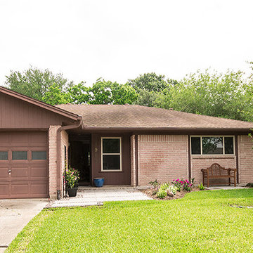 Exterior Sugar Land house (front)