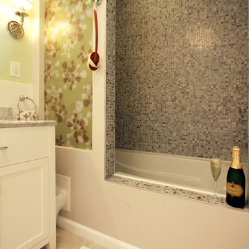 Earthy Bathroom Mosaic Wall Tile