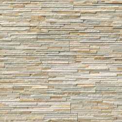 Golden Honey Pencil Ledger - Wall And Floor Tile