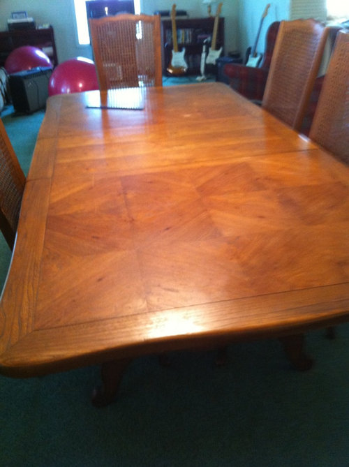 I want to refinish my dining table and chairs. Can anyone tell me how