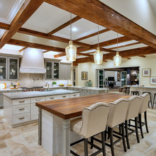 Kitchen; double island pics