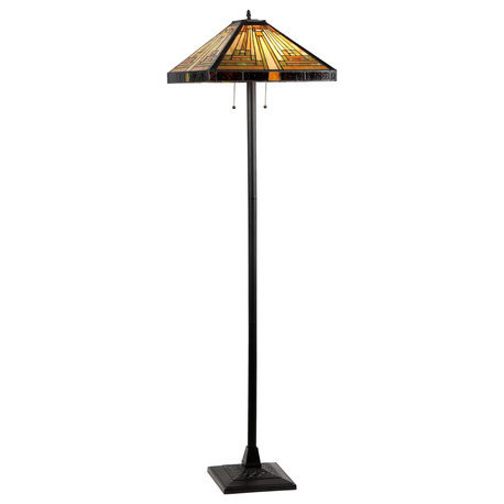 Innes 2-Light Mission Floor Lamp