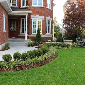 Curved Front Entrance