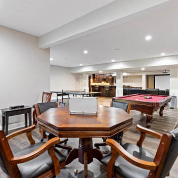 Full Package Basement with Full Entertainment & Bar in Ashburn VA