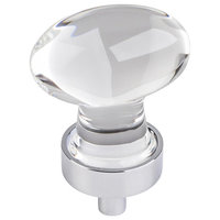 Harlow Cabinet Knob 1-1/4"L, Polished Chrome