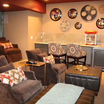 Hollywood Glamor Media Room