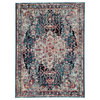 Jaipur Living Loren Medallion Teal/Turquoise Area Rug, 7'10"x9'10"