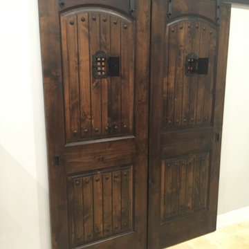 Custom Speakeasy Sliding Doors