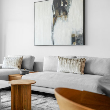 Contemporary Living Area Staging — Bayso Downtown Sarasota