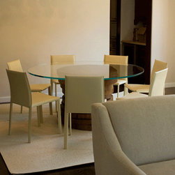 Blue Gum Eucalyptus Round Dining Table - Dining Tables
