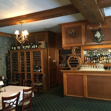 (2 of 6) Bar Area before Antique Oak renovation at Bavarian Inn by Zoltan Design