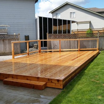 Custom Cedar Deck Gallery