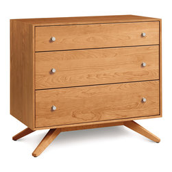 Astrid Cherry 3 Drawer Chest - Dressers