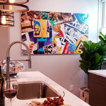 Modern New Downtown Denver Townhome Colorful Airbnb