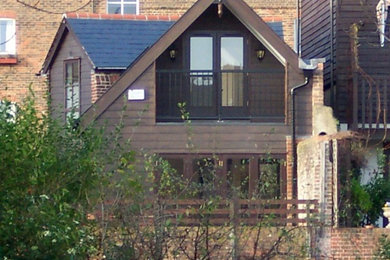 Design ideas for a contemporary home design in Sussex.