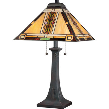 Quoizel Lighting TFNO6325VA Navajo - 2 Light Table Lamp