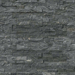 Glacial Black Ledger Panels - Wall Stone - Siding And Stone Veneer