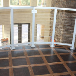 Recycled Leather floor tiles with wood or bamboo - Our Lancaster Collection - Wall And Floor Tile