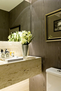 Windowless powder room, color? | Houzz Forum