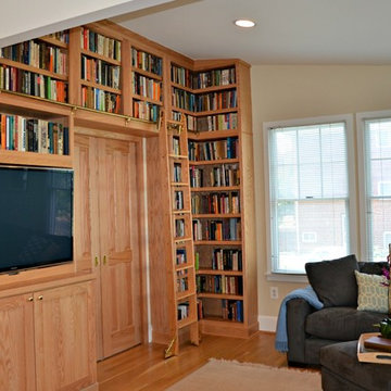 A Book Lover's Dream Living Room
