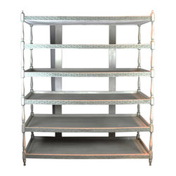 Cream and Green Painted Bookshelf - Products