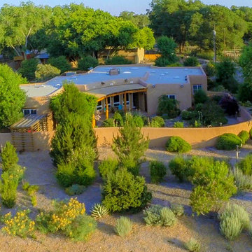 Hand Crafted Adobe Home Nestled in the Rio Grande Valley, Corrales, NM