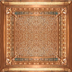 2431 Solid Aged Copper Ceiling Tile - 2ft x 2ft - Ceiling Tile