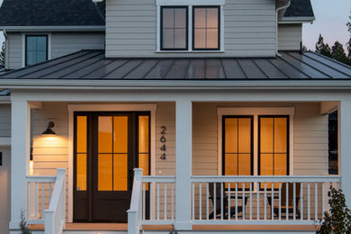 Inspiration for a craftsman exterior home remodel in Portland