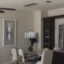 Custom Cluster Chandelier - Chandeliers
