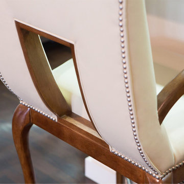 Contemporary Pasadena Condo Barstool detail