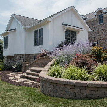 Craftsman Home with perennial gardens