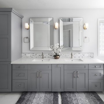 Gentle Gray Master Bath Refresh