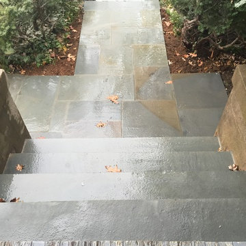 Thermal Cut Flagstone Walkway in Washington DC, Tenleytown NW