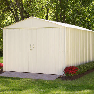 THE ARROW COMMANDER™ SERIES STEEL STORAGE SHEDS